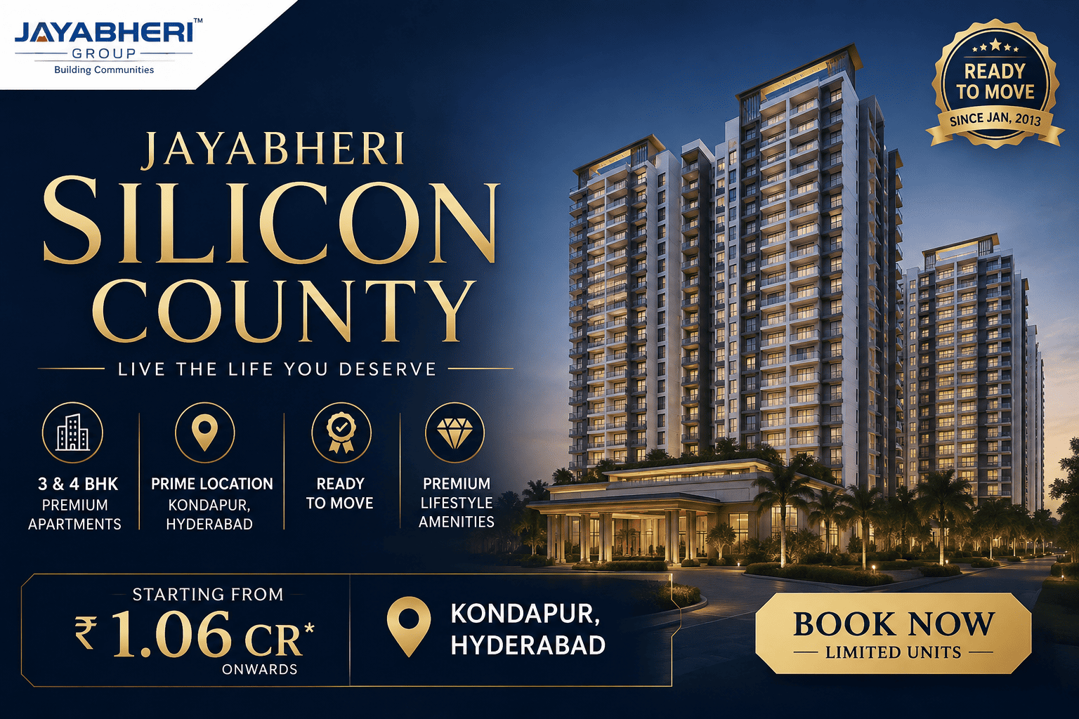 Jayabheri Silicon County - Luxury Apartments Hyderabad