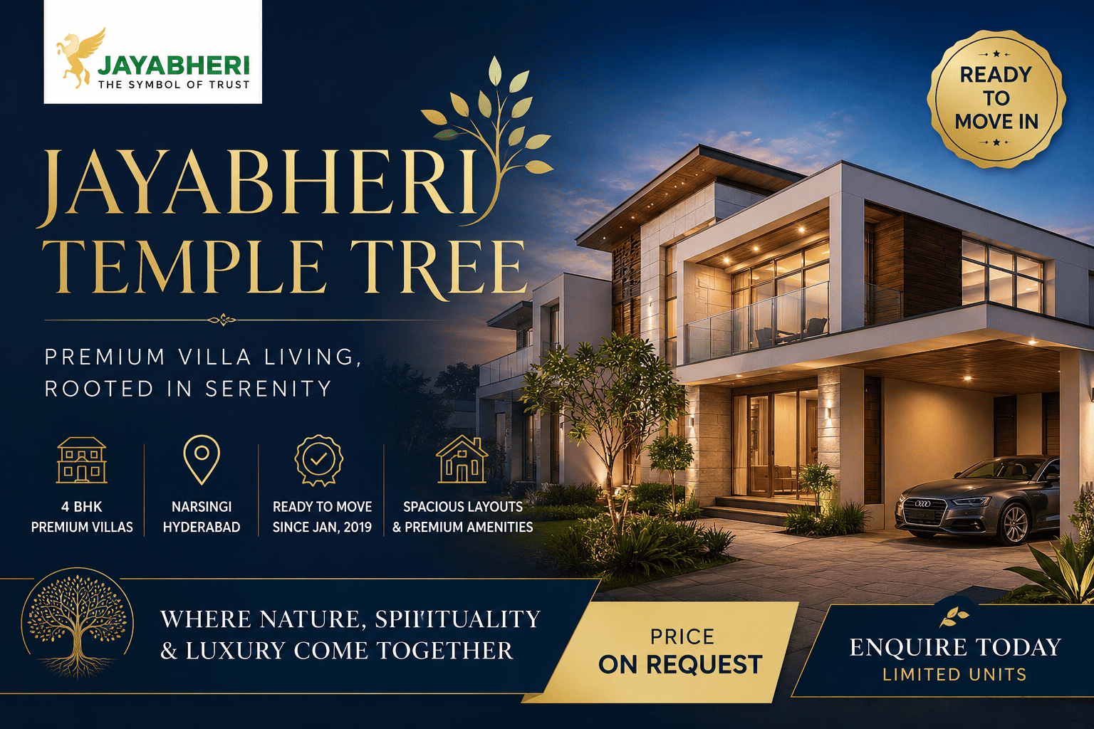 Jayabheri Temple Tree - Luxury Villas Hyderabad