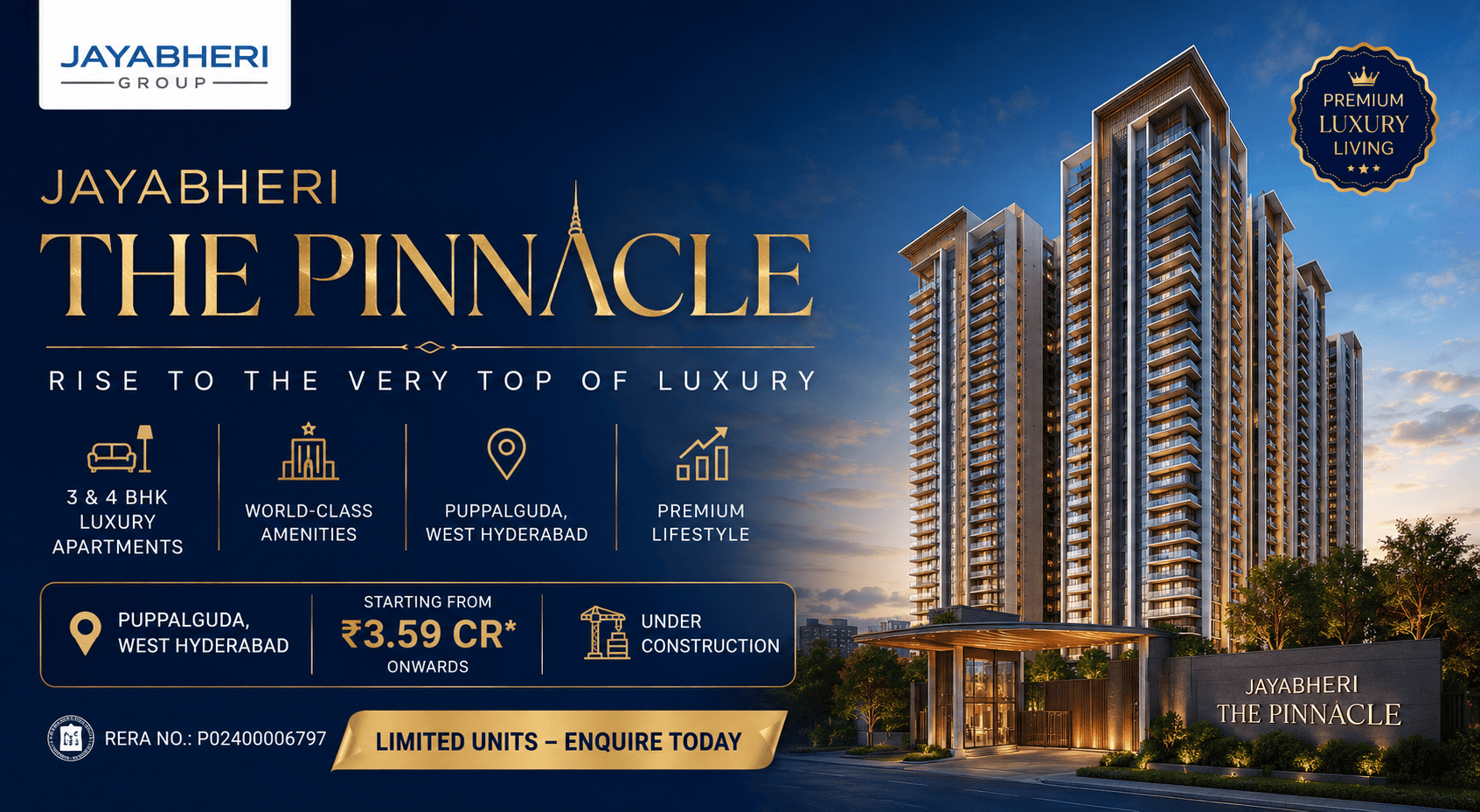 Jayabheri The Pinnacle - Luxury Apartments Hyderabad