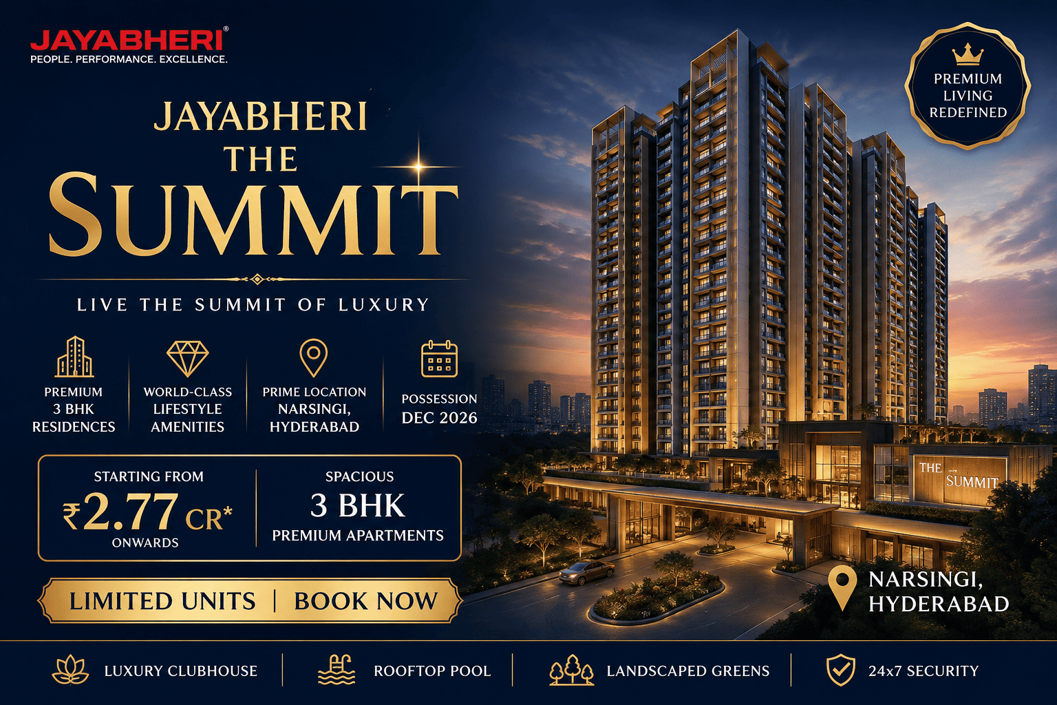 Jayabheri The Summit - Luxury Apartments Hyderabad