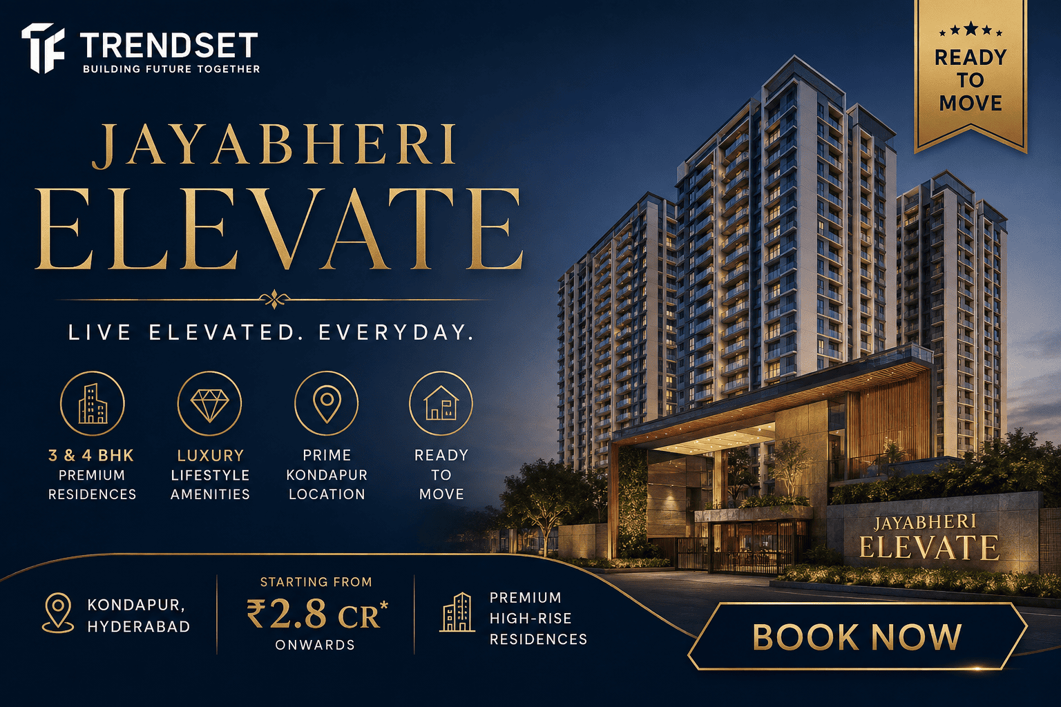 Trendset Jayabheri Elevate - Luxury Apartments Hyderabad